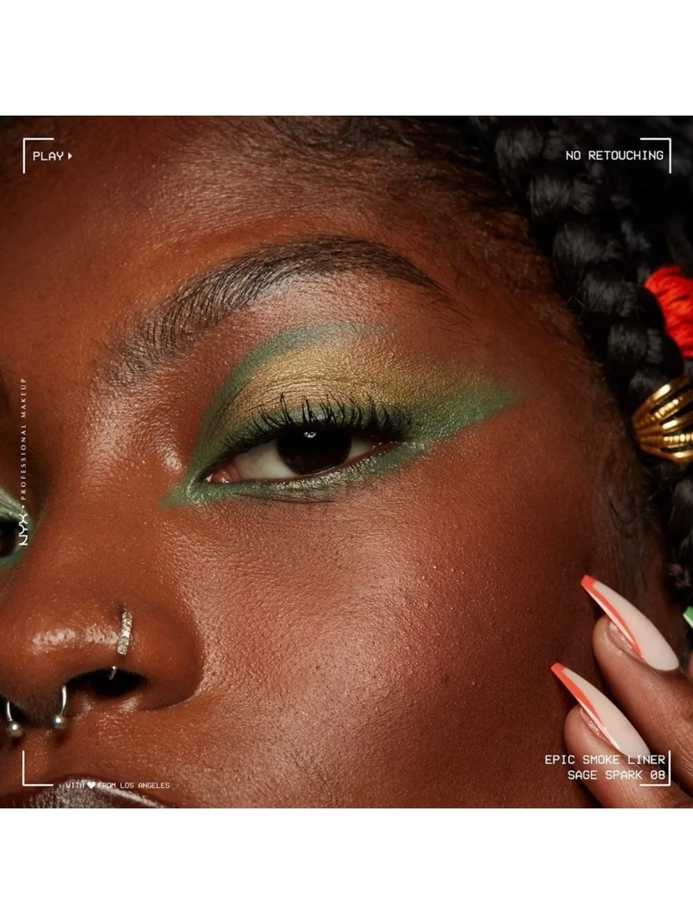 NYX 08 Sage Sparks Epic Smoke Liner All In One Smokey Eyeliner Stick